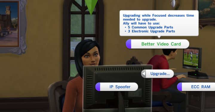 Handiness upgrades help the Video Gaming Skill in The Sims 4