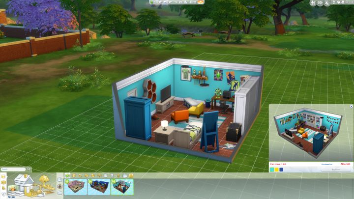 The Sims 4 Kids Room Stuff - a bedroom for teenagers or kids who have it all