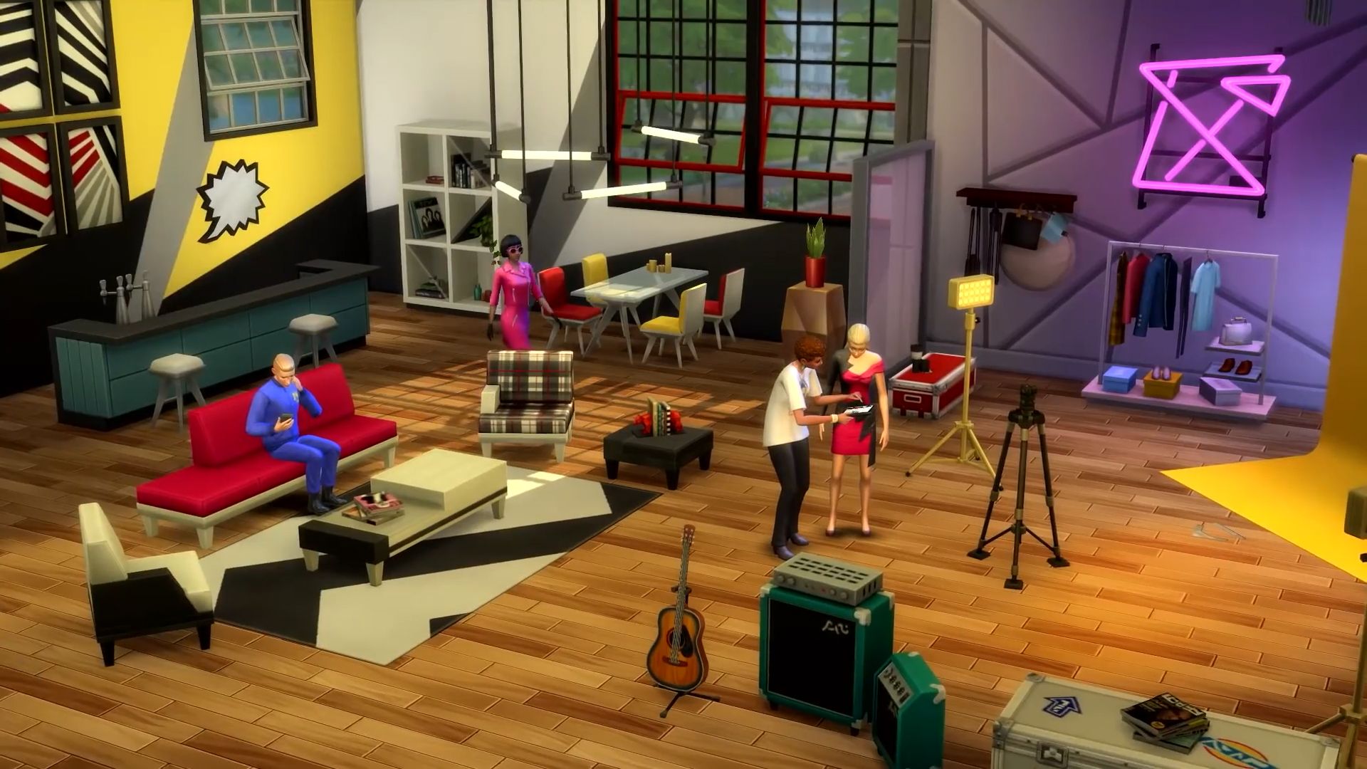 The Sims 4 Moschino Stuff: Creating a Photo Studio