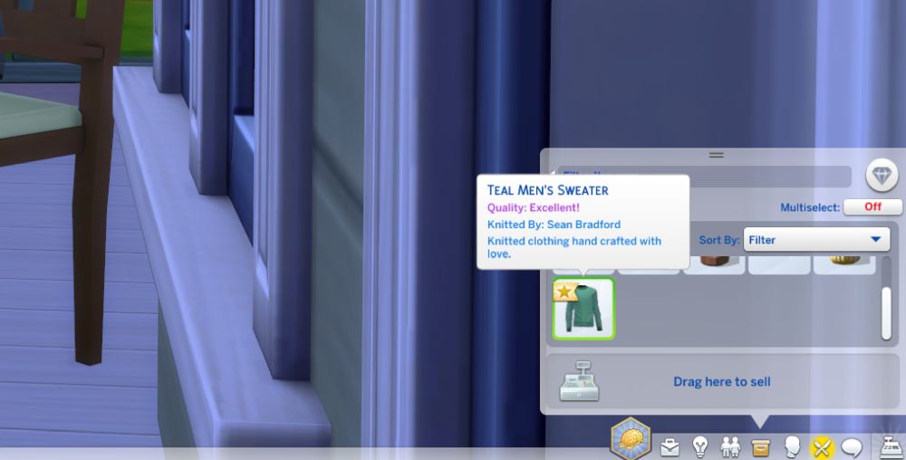 Sim unlocking clothes for use in CAS