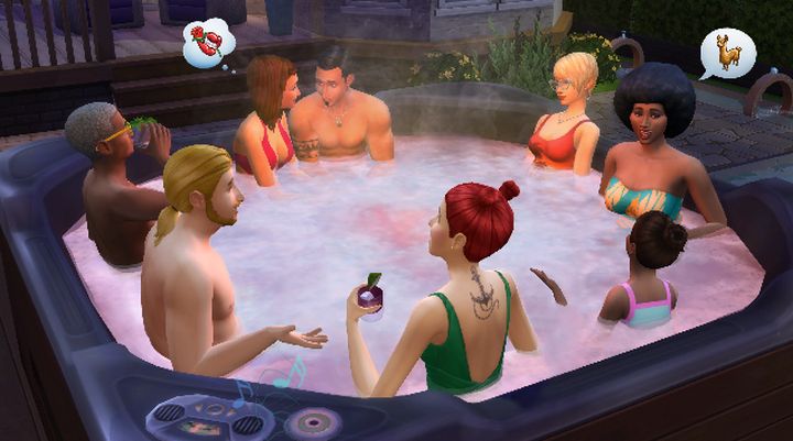 New Hot Tub in the Perfect Patio Stuff Pack