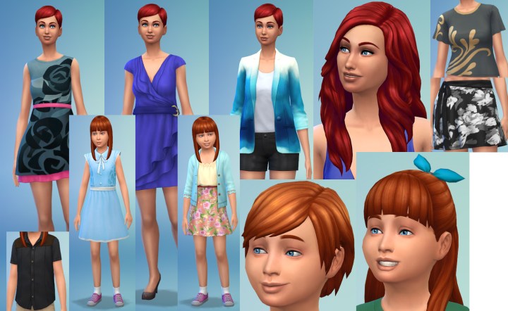 Female Clothing in Sims 4 Romantic Garden