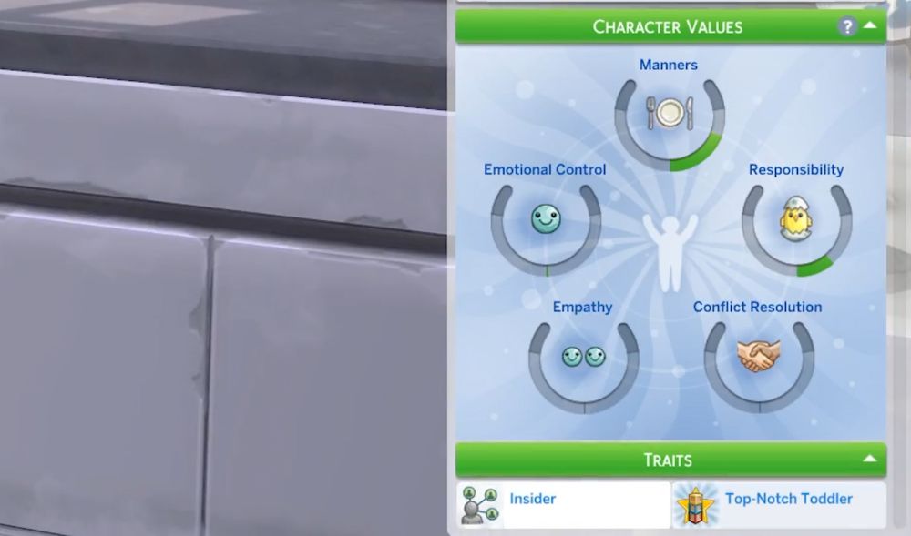 The Sims 4 Parenthood: Character values cheats, traits & more