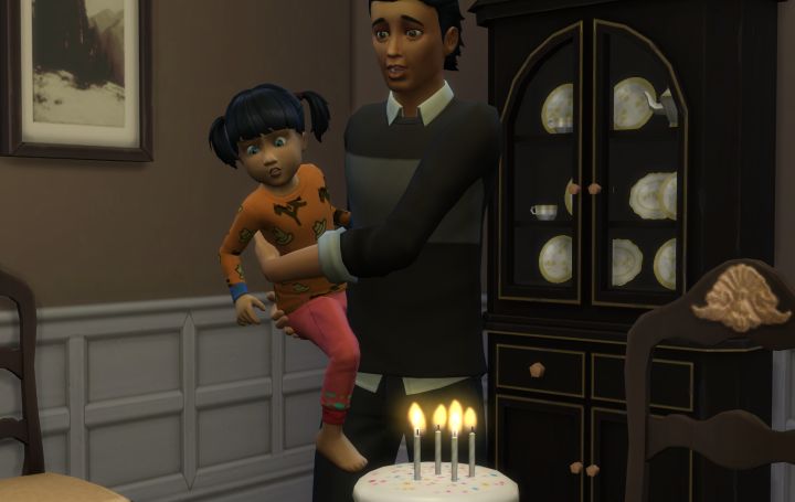 Age up a toddler in The Sims 4
