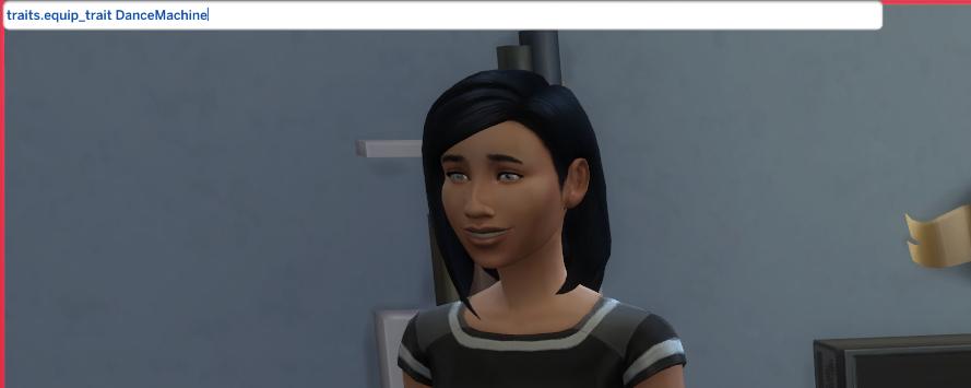 Equipping traits in The Sims 4. You can also remove traits like this