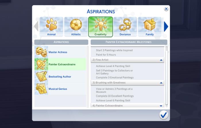 How to Change Aspirations for Satisfaction Points in The Sims 4