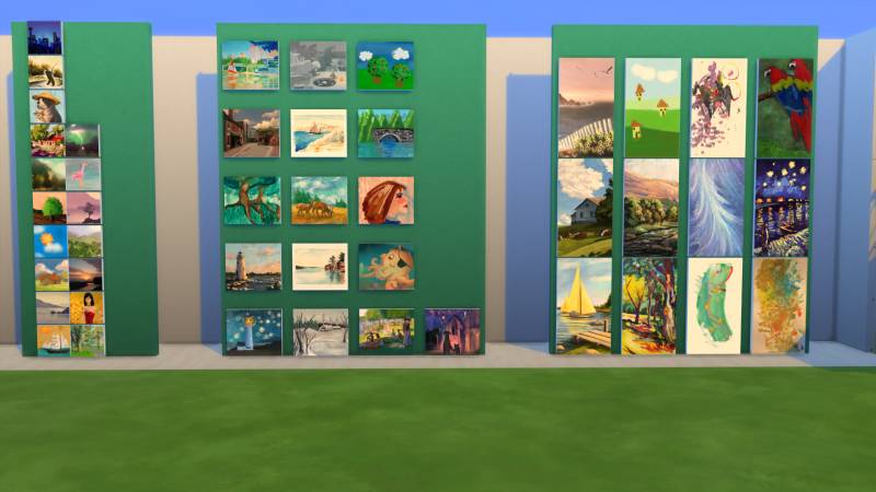 The Sims 4 Impressionism Paintings