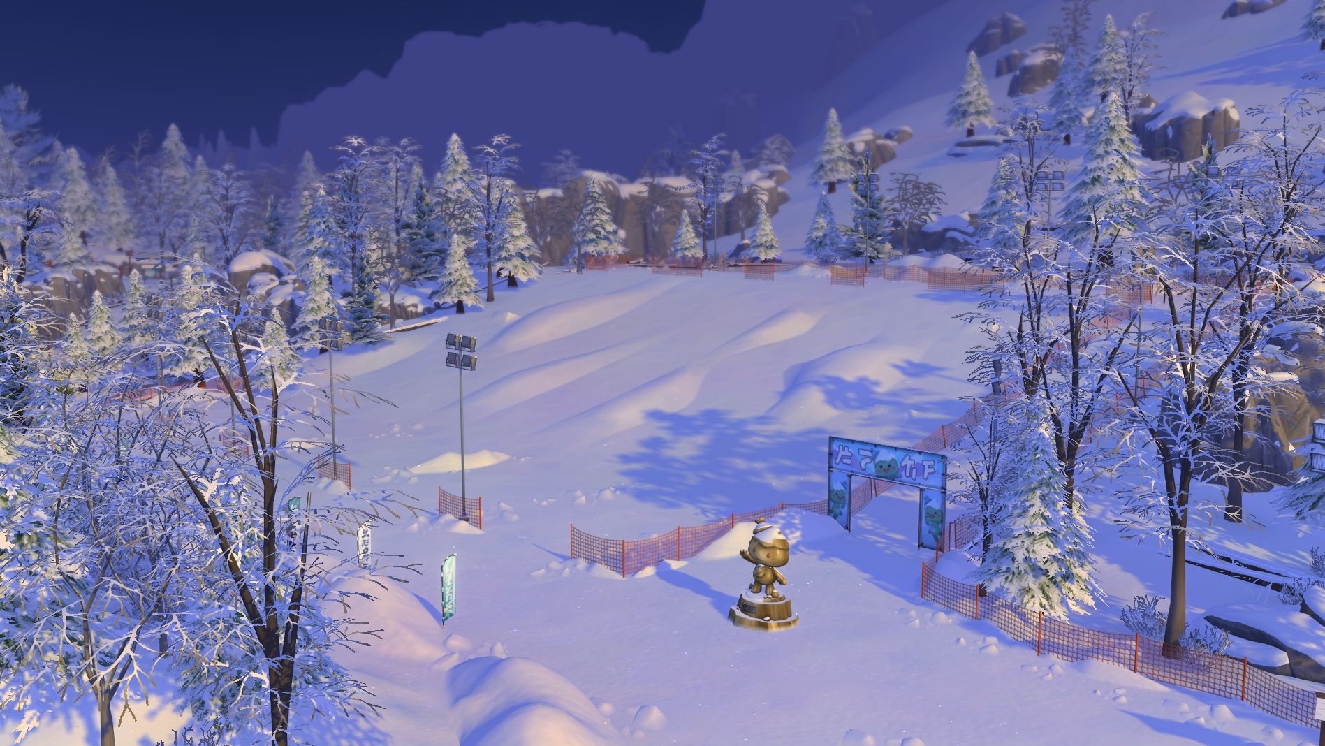 Where to start skiing in The Sims 4 Snowy Escape
